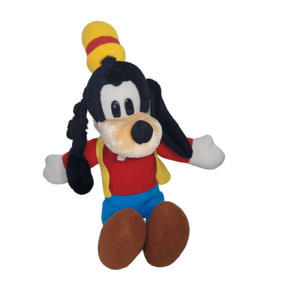 Disneyland Walt Disney Goofy Stuffed Animal 14" H  Vintage Toy Plush READ BELOW